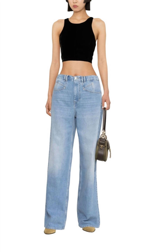 Isabel Marant - Lemony Wide Leg Jeans