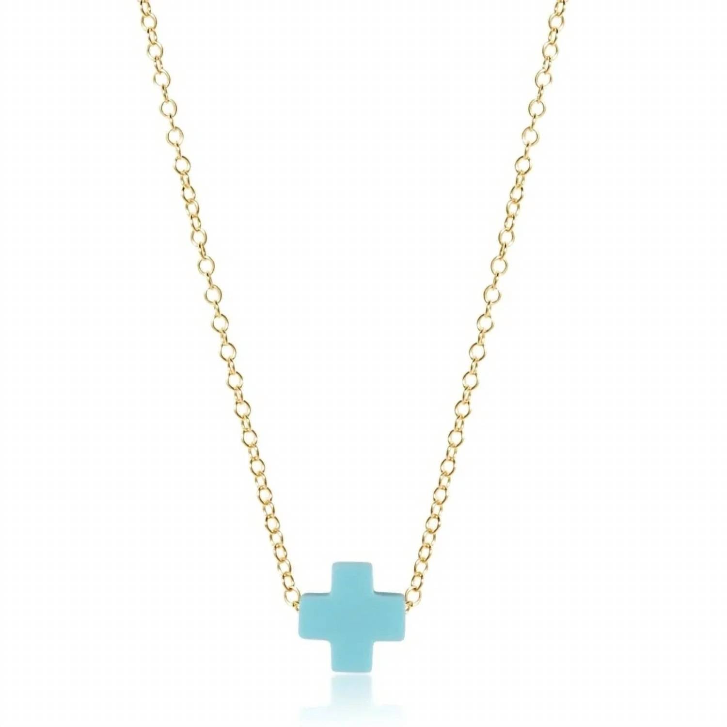 Enewton - signature cross 16" necklace