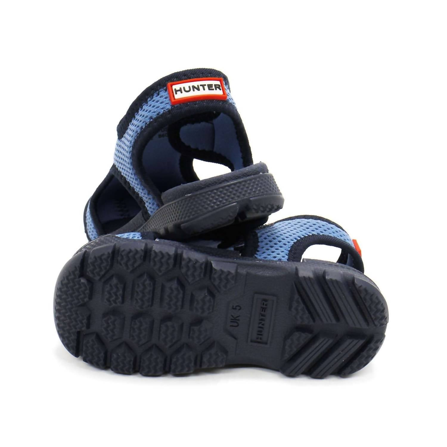 HUNTER Boys Mesh Outdoor Walking Sandals in stornoway blue - kids' sandal - view 7