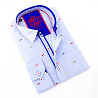 Eight X - Men's Fill Coupe Colorful Sneakers Button Down Shirt