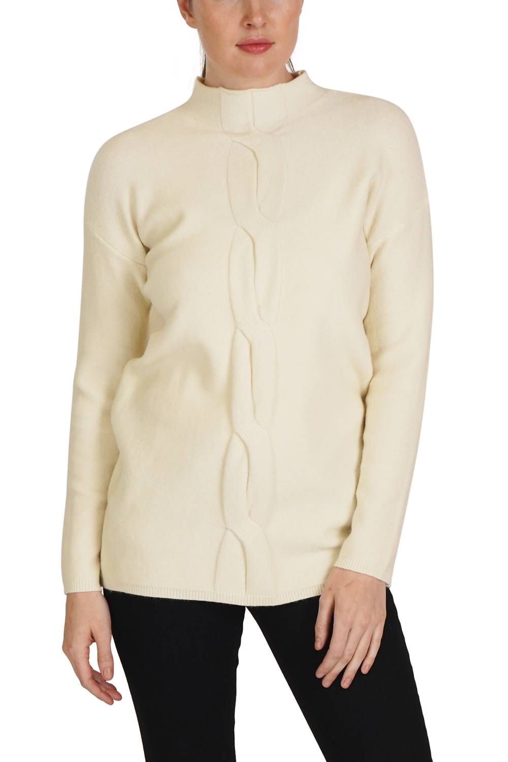 Love Token - Long Sleeve Mock-neck Sweater
