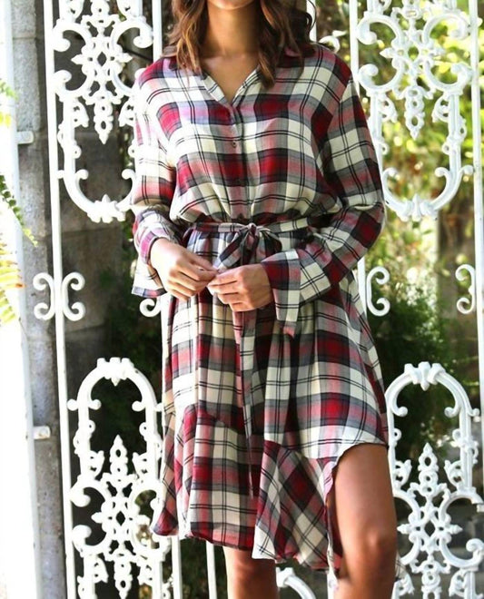 Nostalgia - Plaid Dress