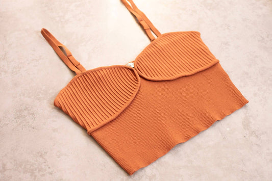 Lush - Women's Sweetheart Neck Cropped Top