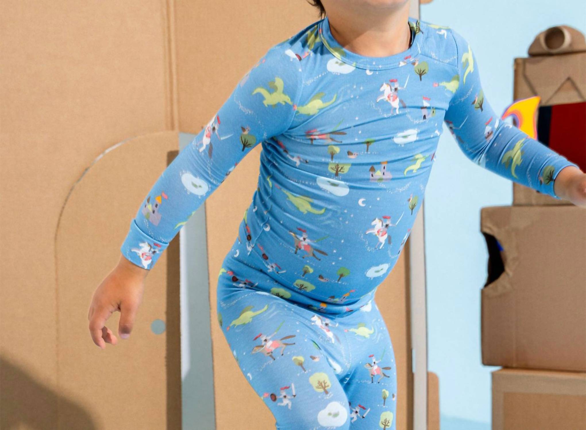 magnetic me Magnetic Pajama Set in good knight - kids' sleepwear