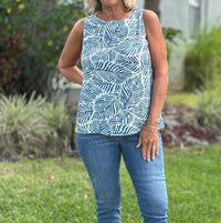 Charlie B - Printed Viscose Sleeveless Top