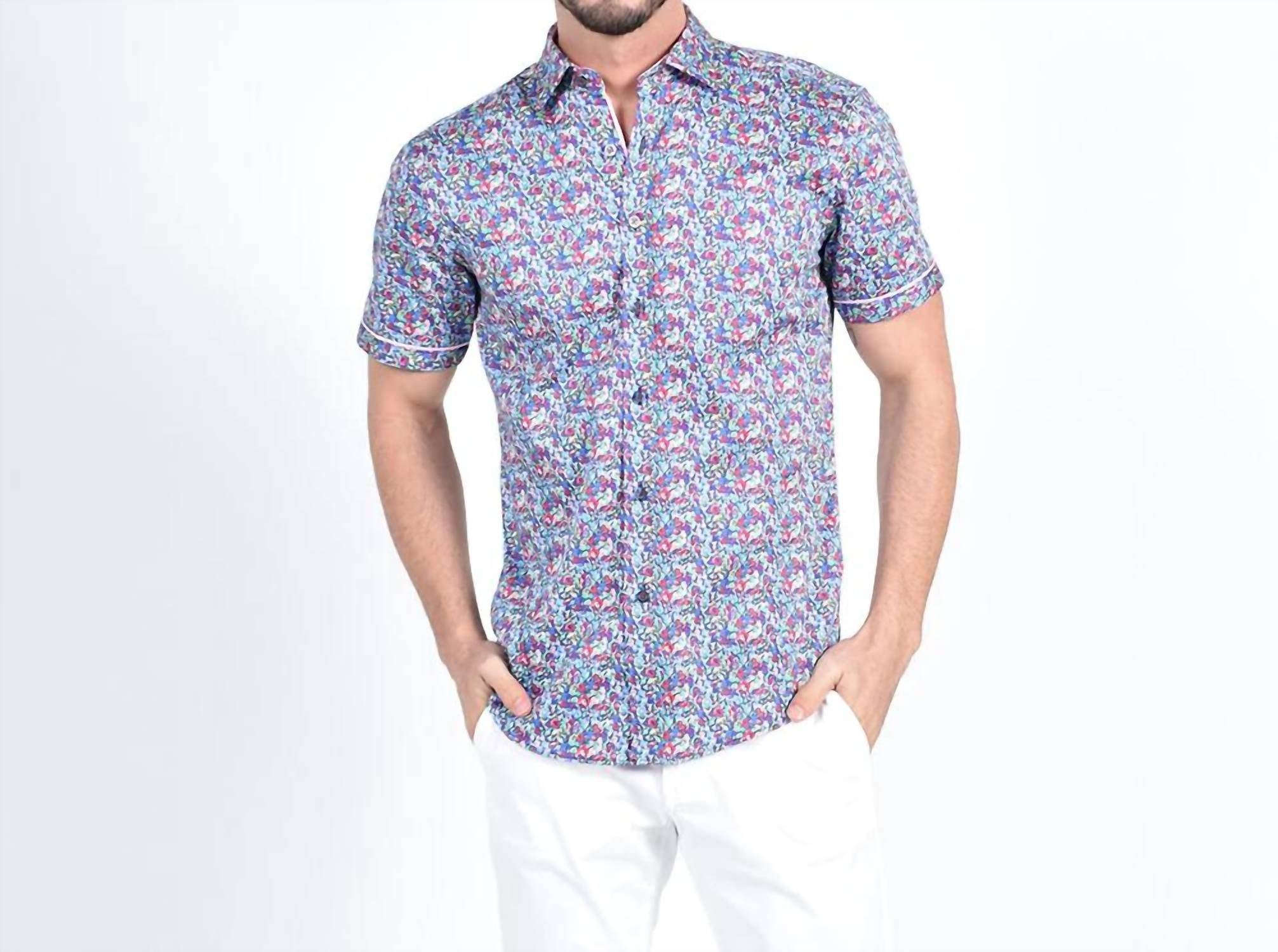 Eight X - Melody Floral Short Sleeve Shirt