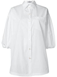 Valentino - Puff Sleeve Poplin Shirt