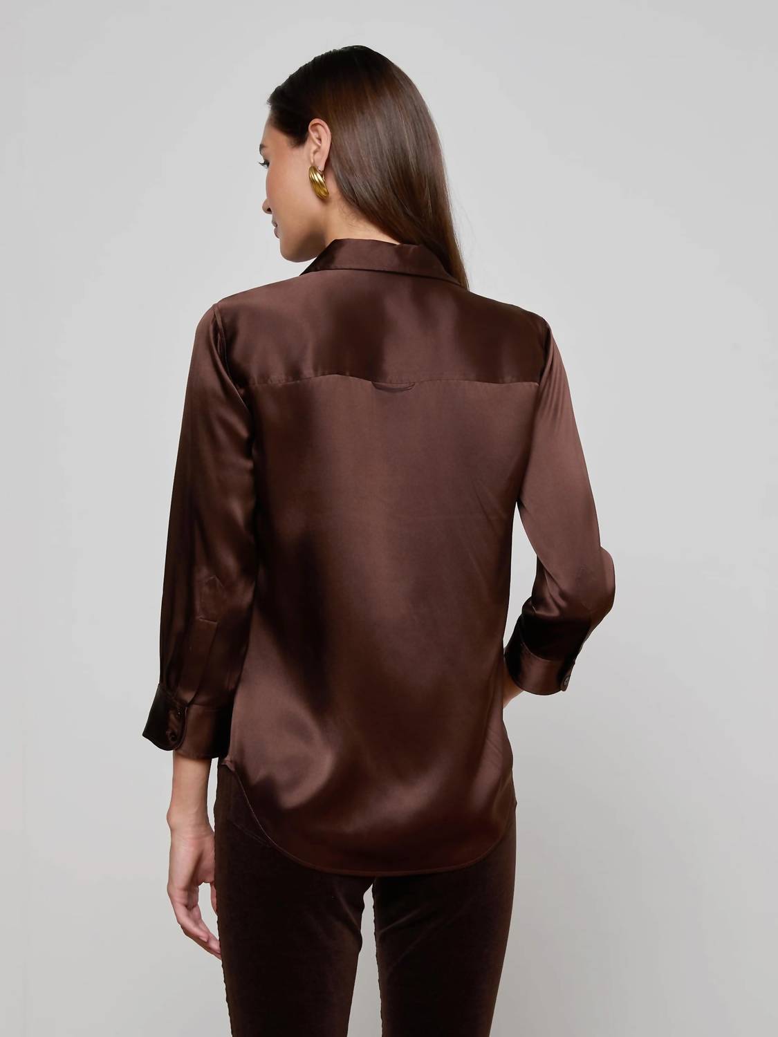 L'Agence - Dani 3/4 Sleeve Blouse