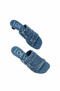 Loewe - Toy Panta Denim Slides