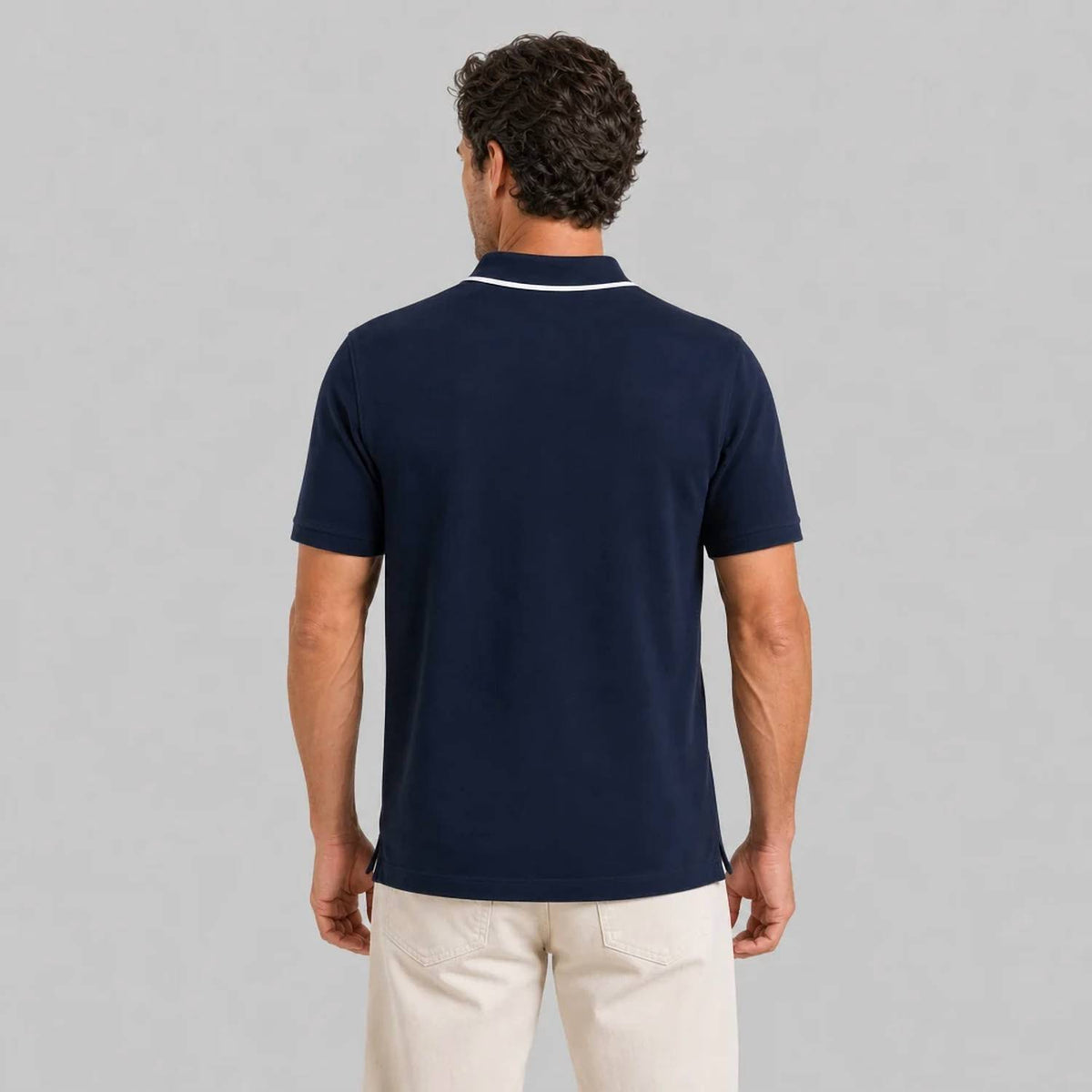 Rye51 - Men's Leon Luxury Linen Polo Shirt