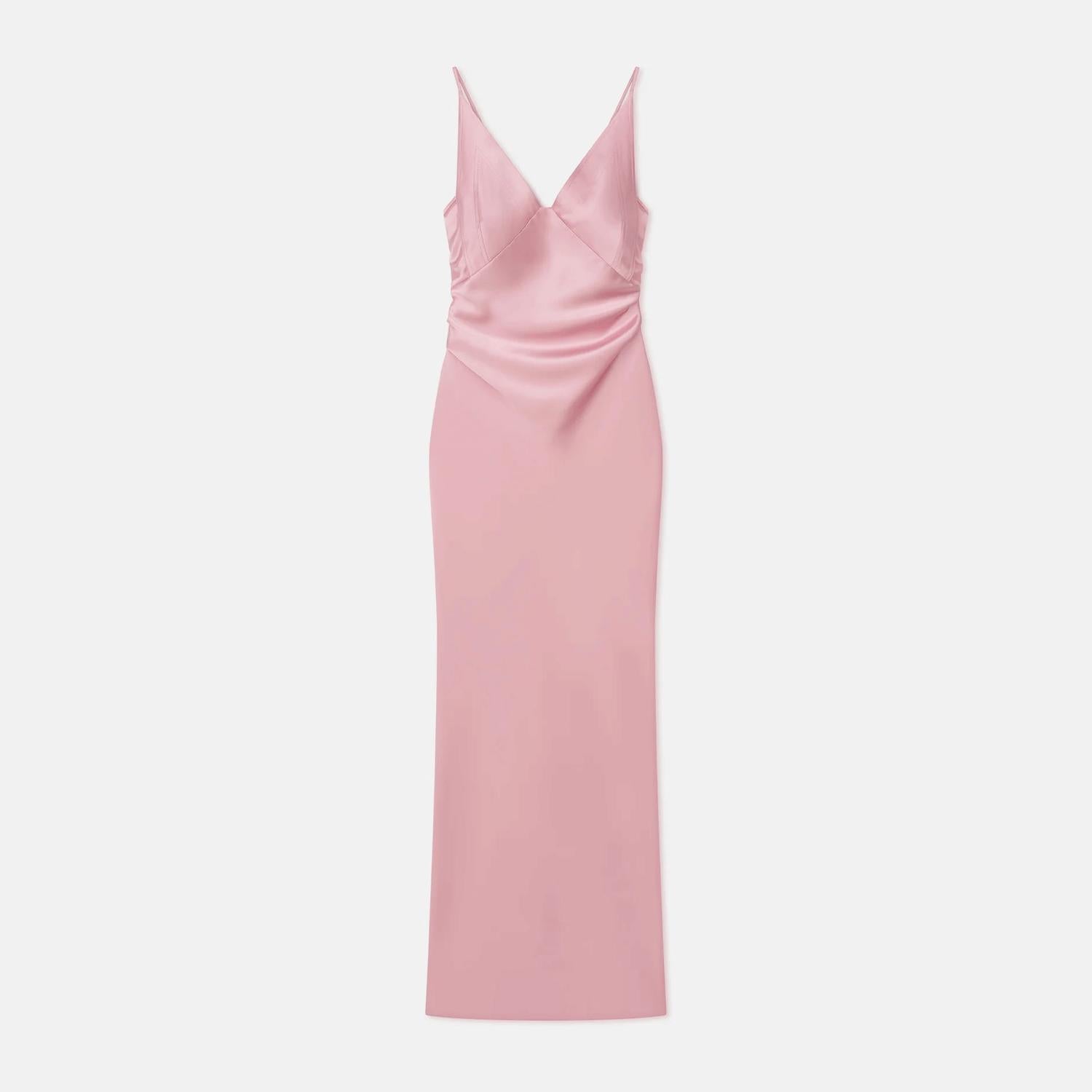 Nanushka - Coeus Satin Slip Maxi Dress