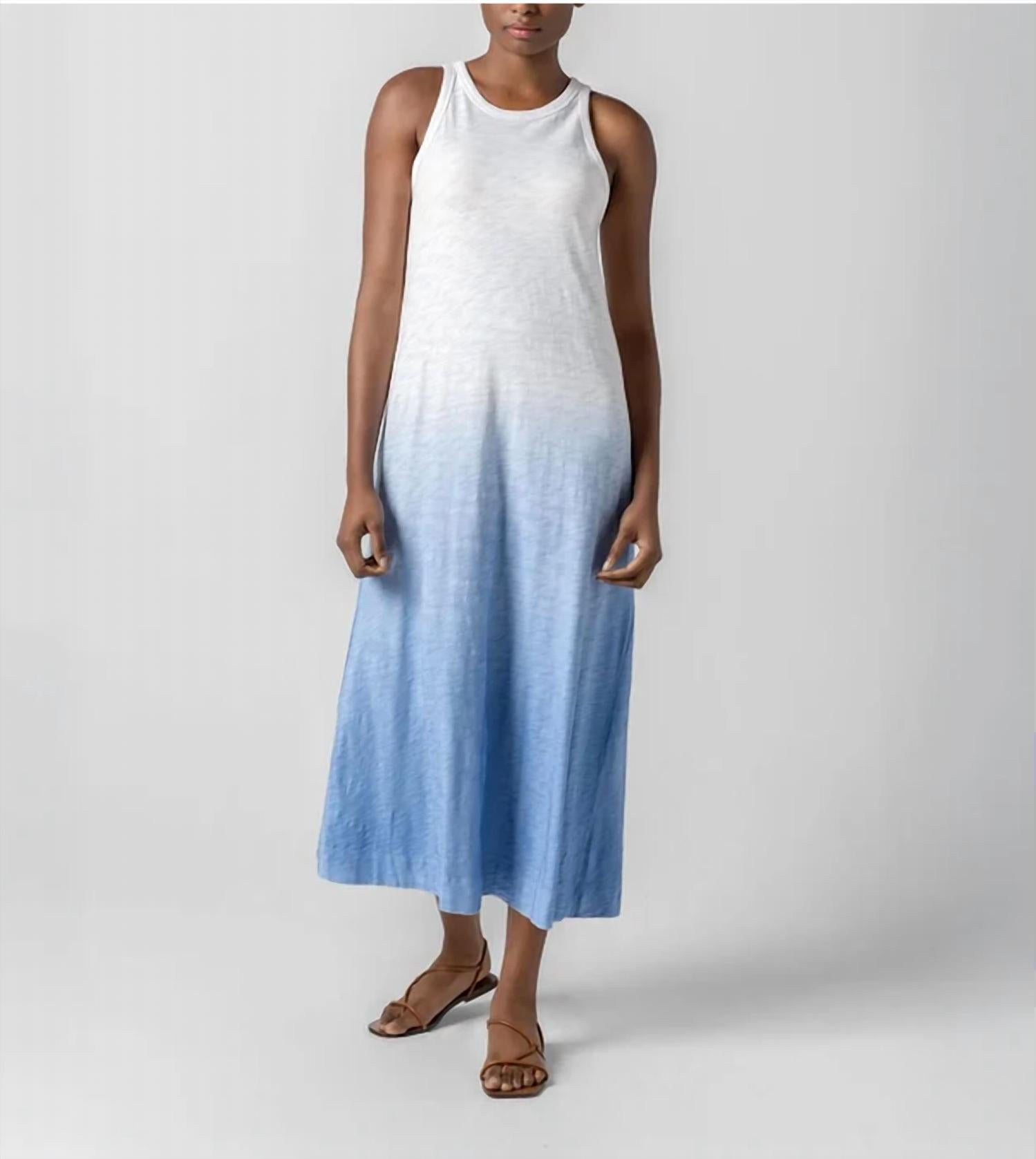 Lilla P - Ombre Jewel Neck Tank Dress