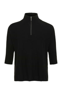 Anatomie - Lucely 1/4 Zip Elbowsleeve Mock Neck Sweater