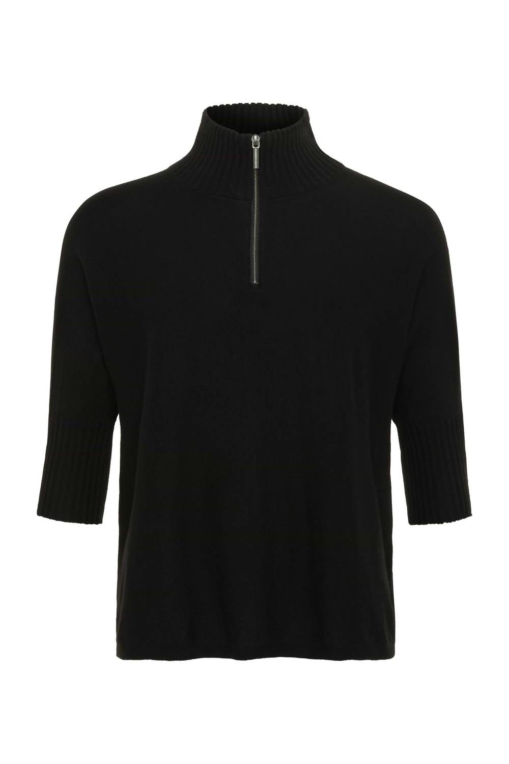 Anatomie - Lucely 1/4 Zip Elbowsleeve Mock Neck Sweater
