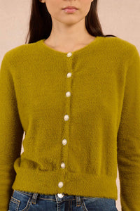 Molly Bracken - Pearl Button Knitted Cardigan
