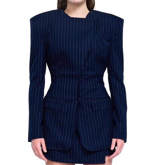 Saemdi - Pinstripe Blazer