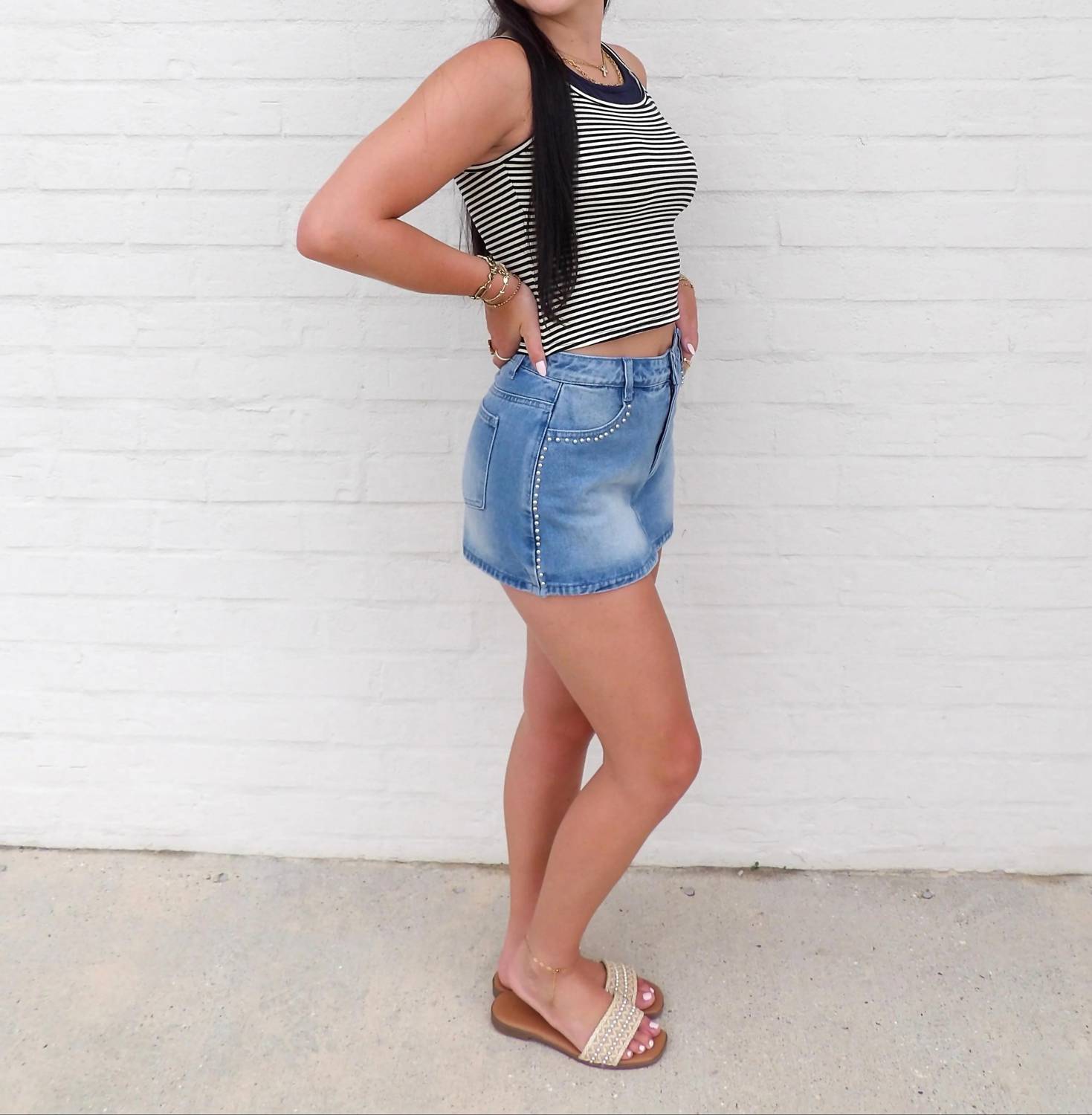 Le Lis - The Silver Lining Mini Skort