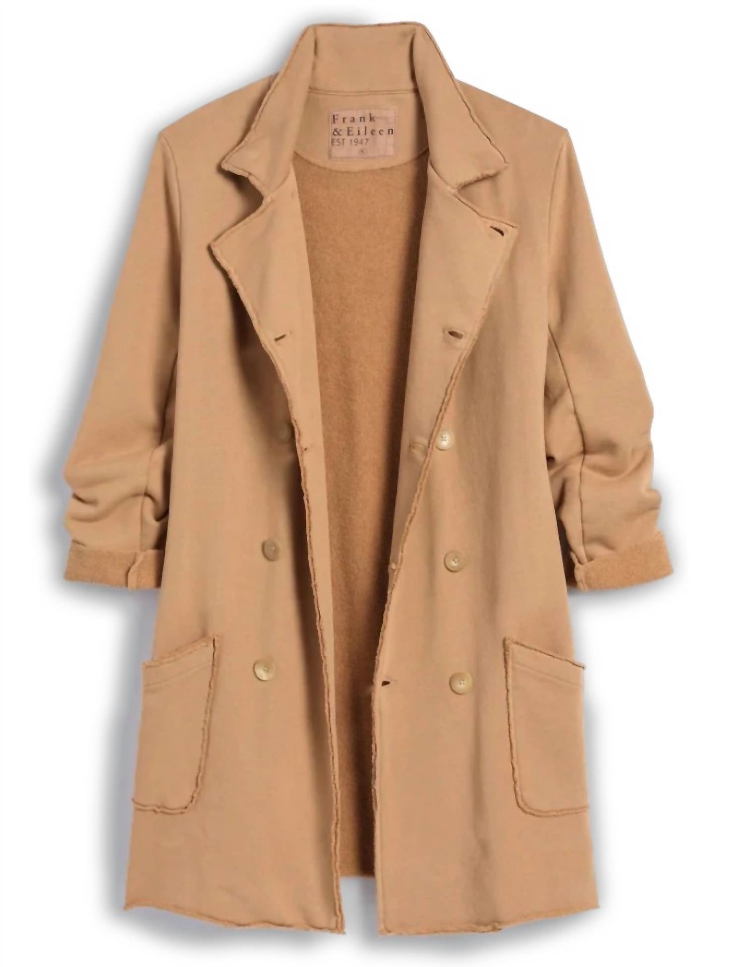 Frank & Eileen - Sweatshirt Trench Coat