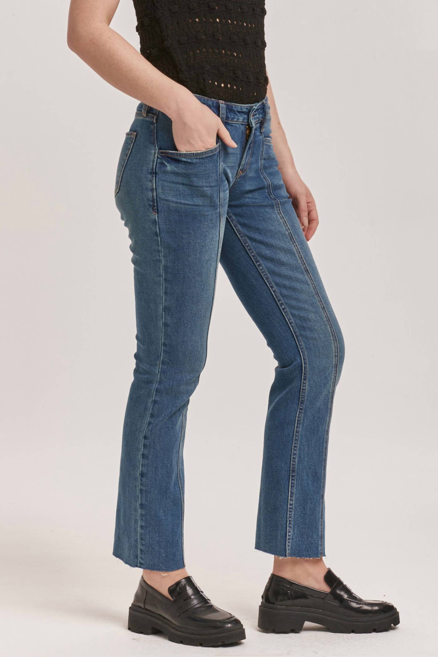 DEAR JOHN DENIM Playback Slim Jeans in phantom - women's jeans - detail view