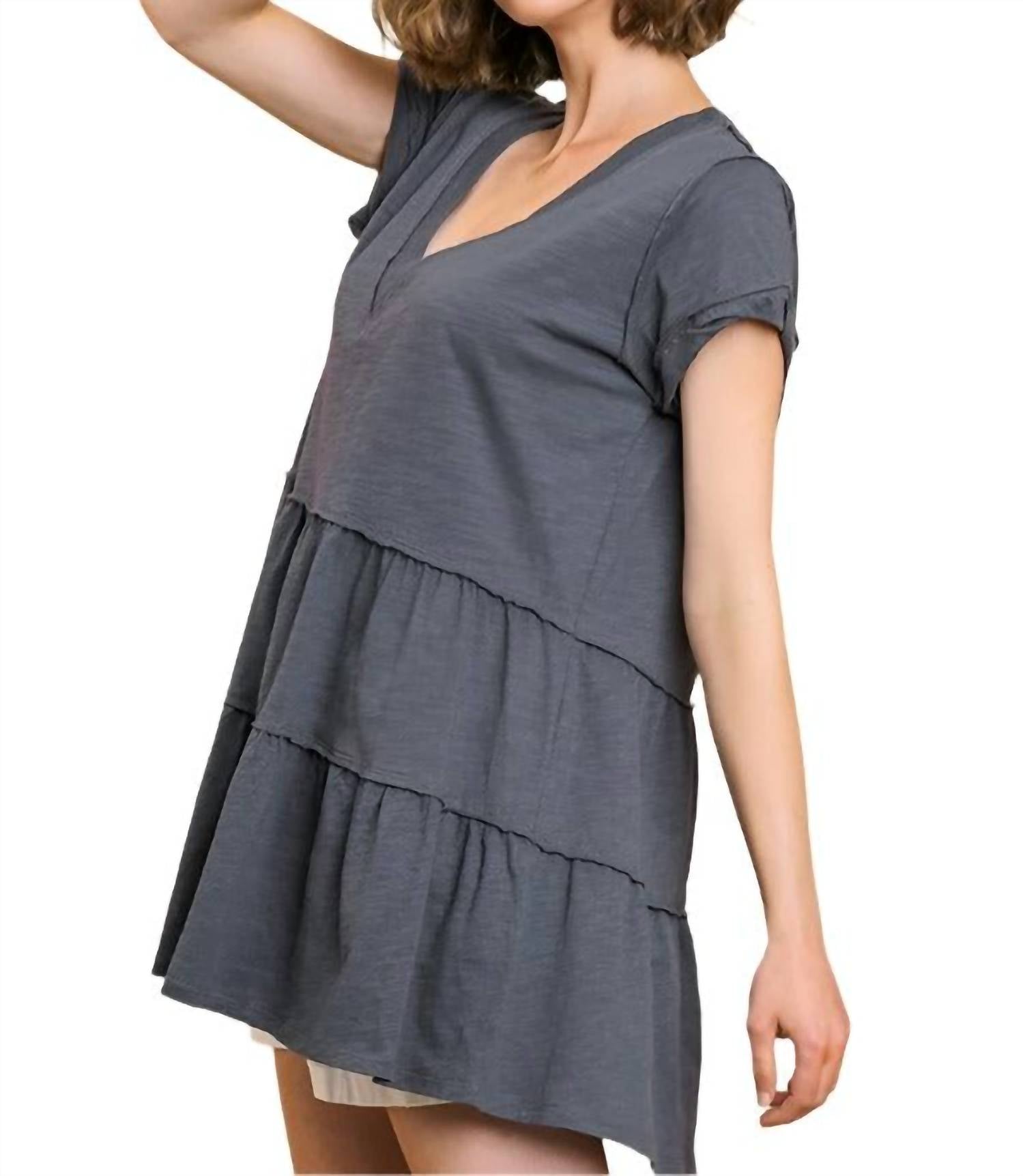 Umgee - Tiered Ruffle Tunic