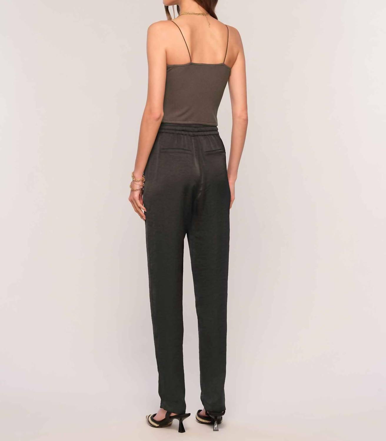 heartloom Morgan Slim Fit Pant in black - women's pants - detail view