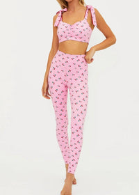 Beach Riot - Piper Cherry Graphic Pull-on Legging