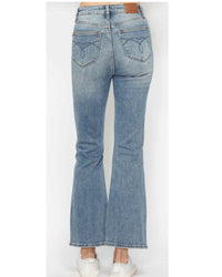 Judy Blue - Tummy Control Embroidered Bootcut Jeans
