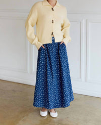 Le Lis - Samantha Floral Pleated Circle Skirt