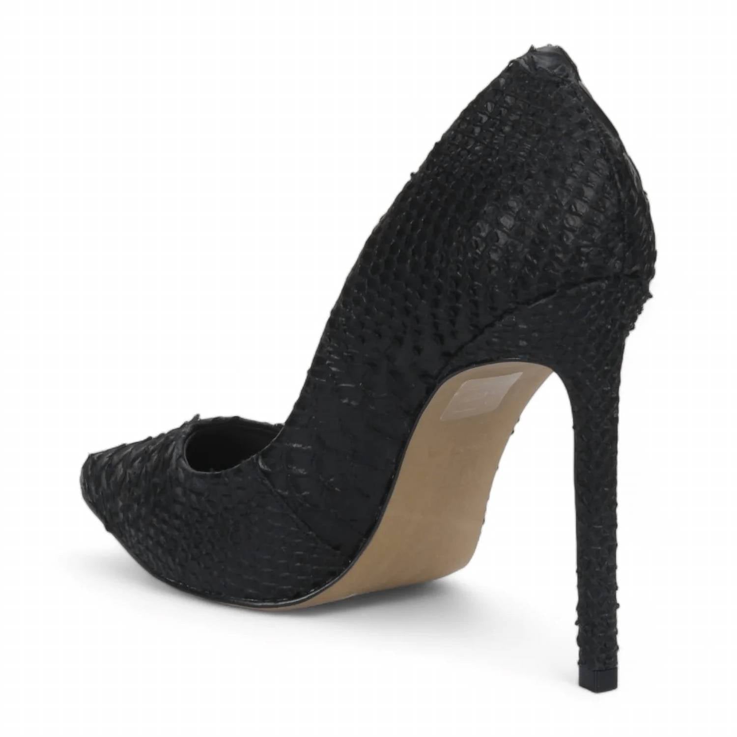 Carrano - Women's Martini Snake Skin Embossed Leather Pump Heel