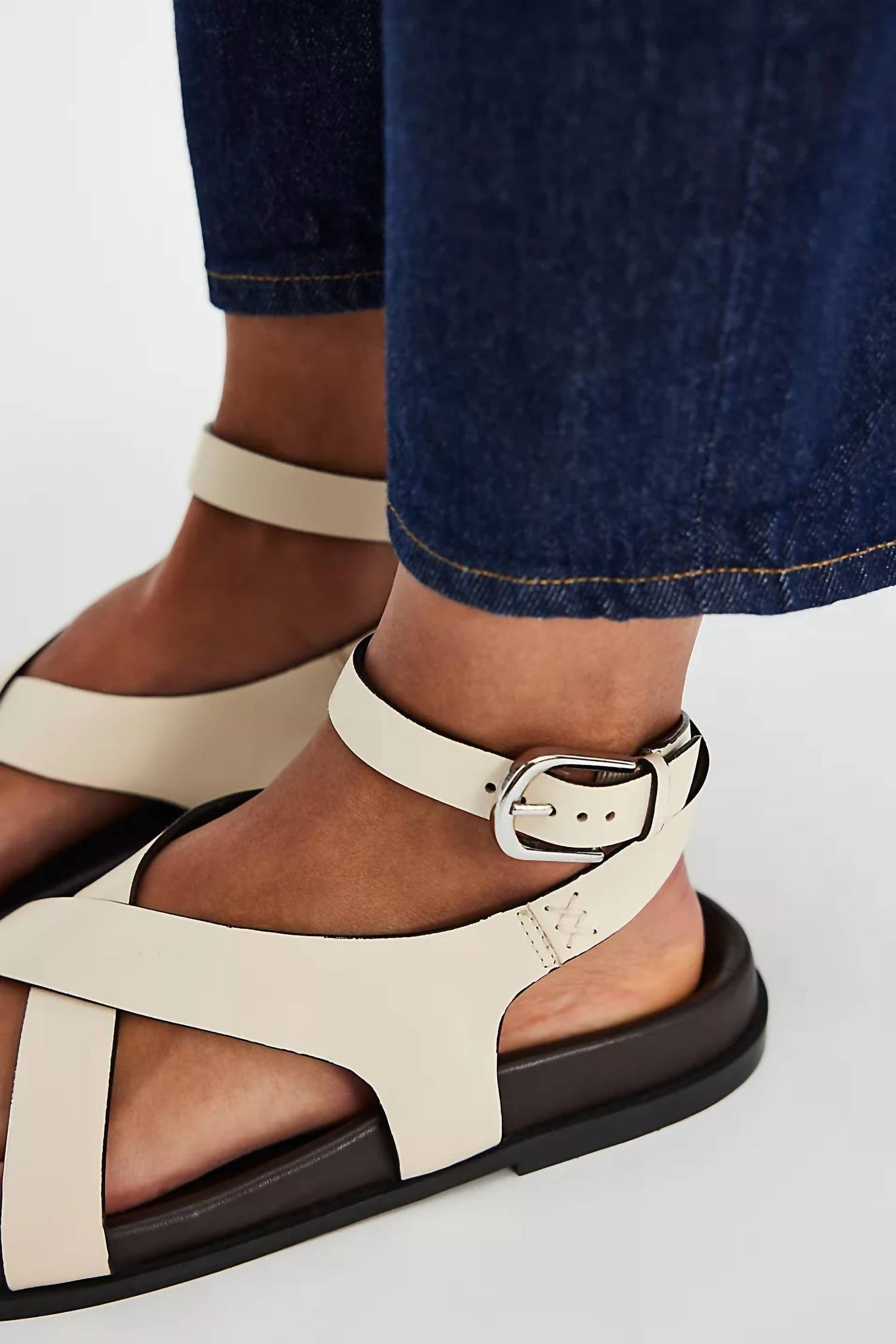 Free People - Women's Anya Crisscross Footbed Sandals