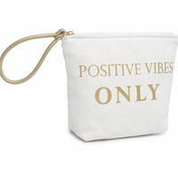 Urban Expressions - Women's Positive Vibes Only Wristlet Bag