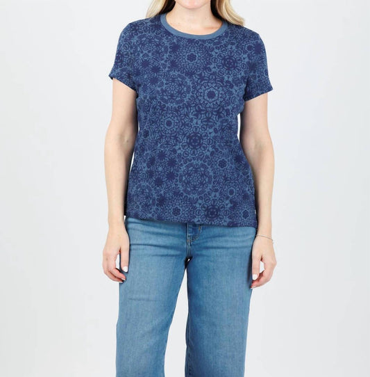 Goldie - Eternity Lace Print Ringer Boy Tee