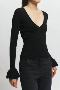 Saint Art - Watson Ruffle Knit Sweater