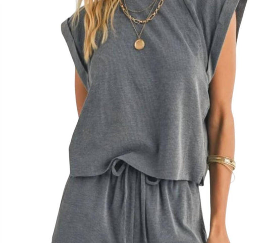 Sadie & Sage - Sightseeing Cuff Sleeve Top