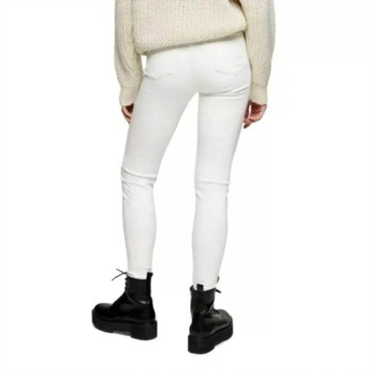 Topshop - Jamie Off Contrast Seam High Rise Skinny Jeans