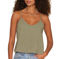 XIRENA Women's Tara Top in green army - women's shirt