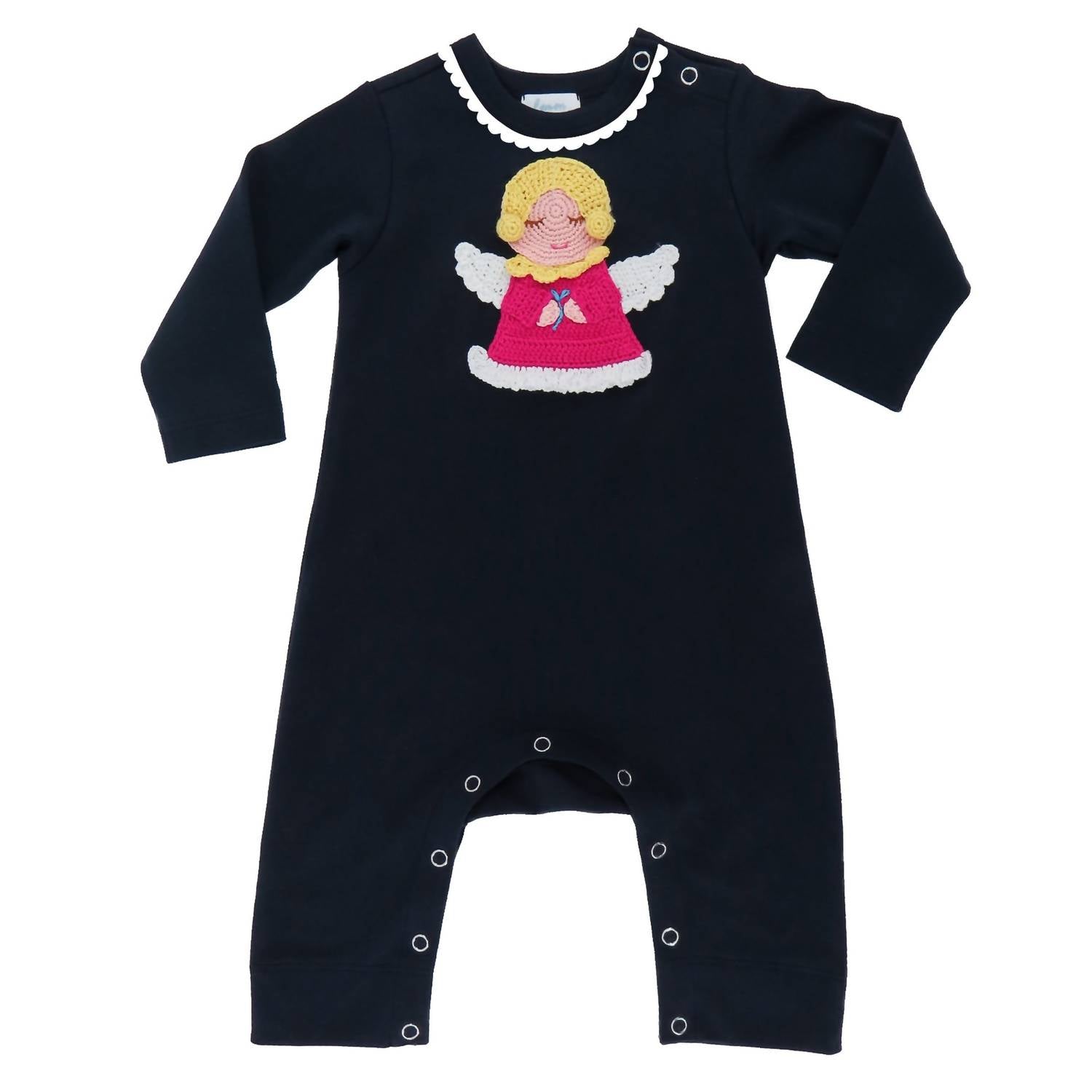 Lemon Loves Layette - Newborn And Baby Girls Guardian Angel Romper