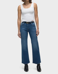 Hudson - Rosie High-rise Wide Leg Ankle Jeans