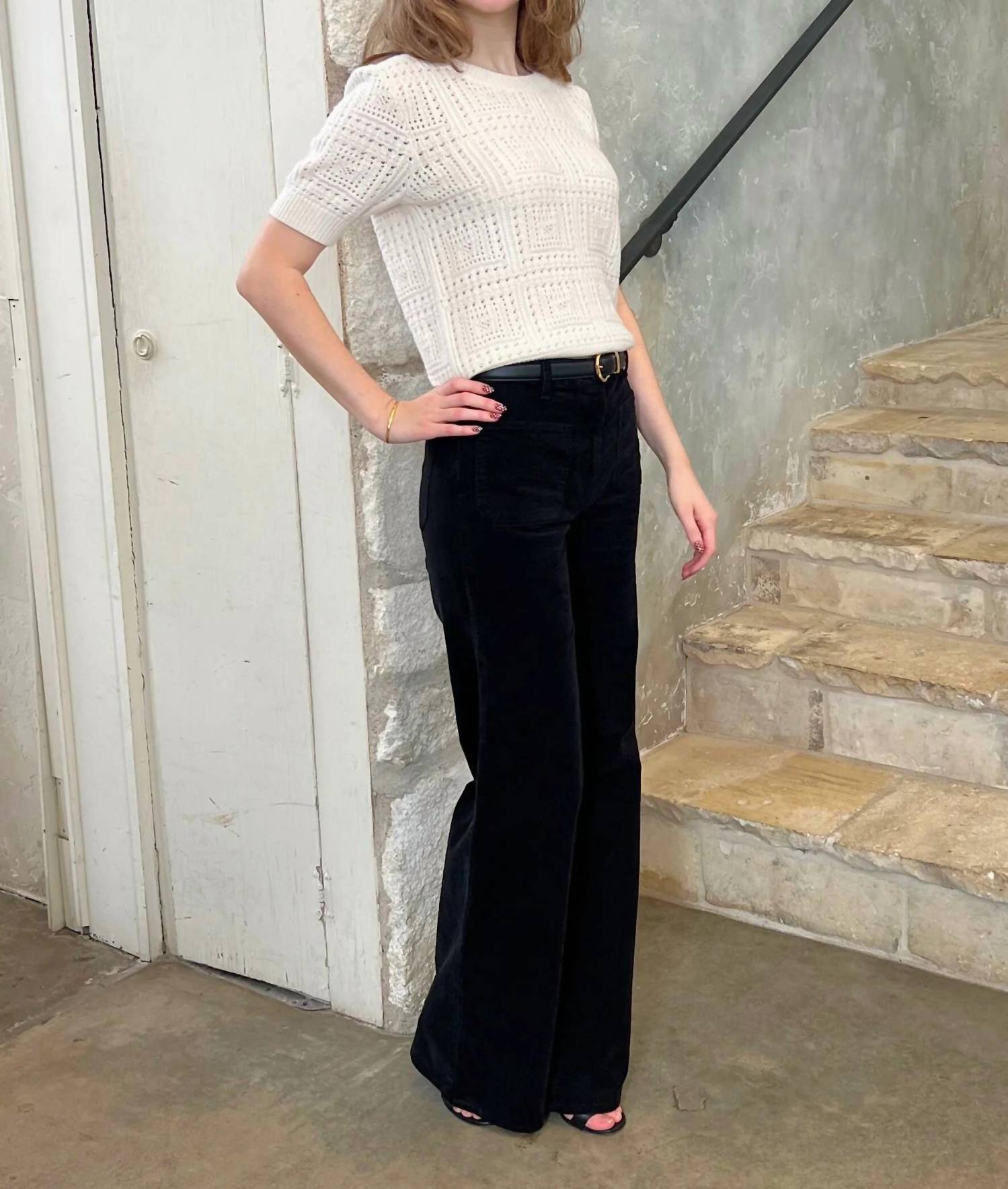 Nili Lotan - Florence High Rise Bootcut Pant