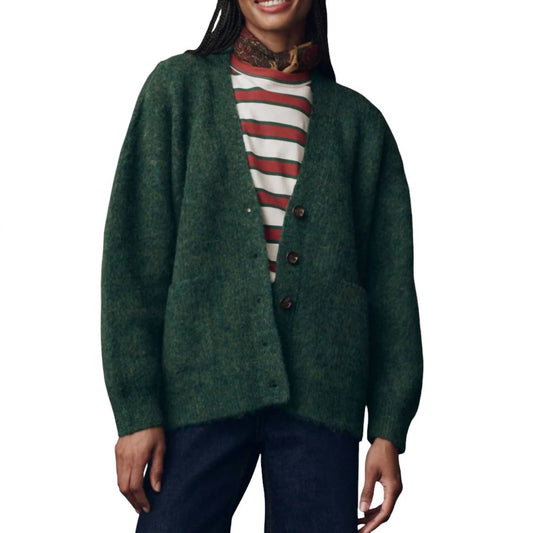 The Great. - The Brushed Melange Cardigan