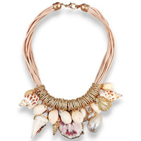 Bijoux Envie - Women's Coastal Seashell Charm Necklace