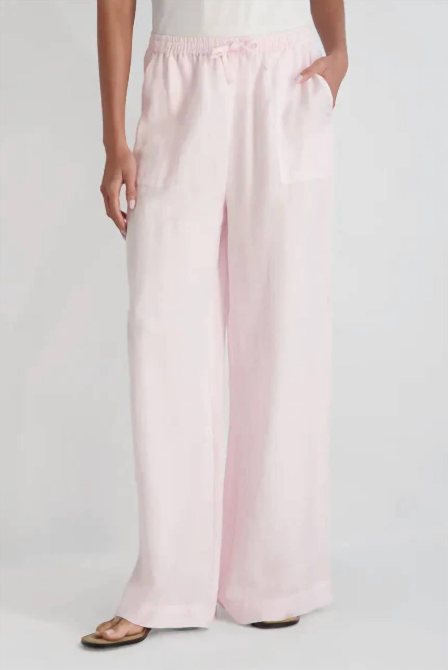 French Connection - Cooper Linen Wide Leg Pants