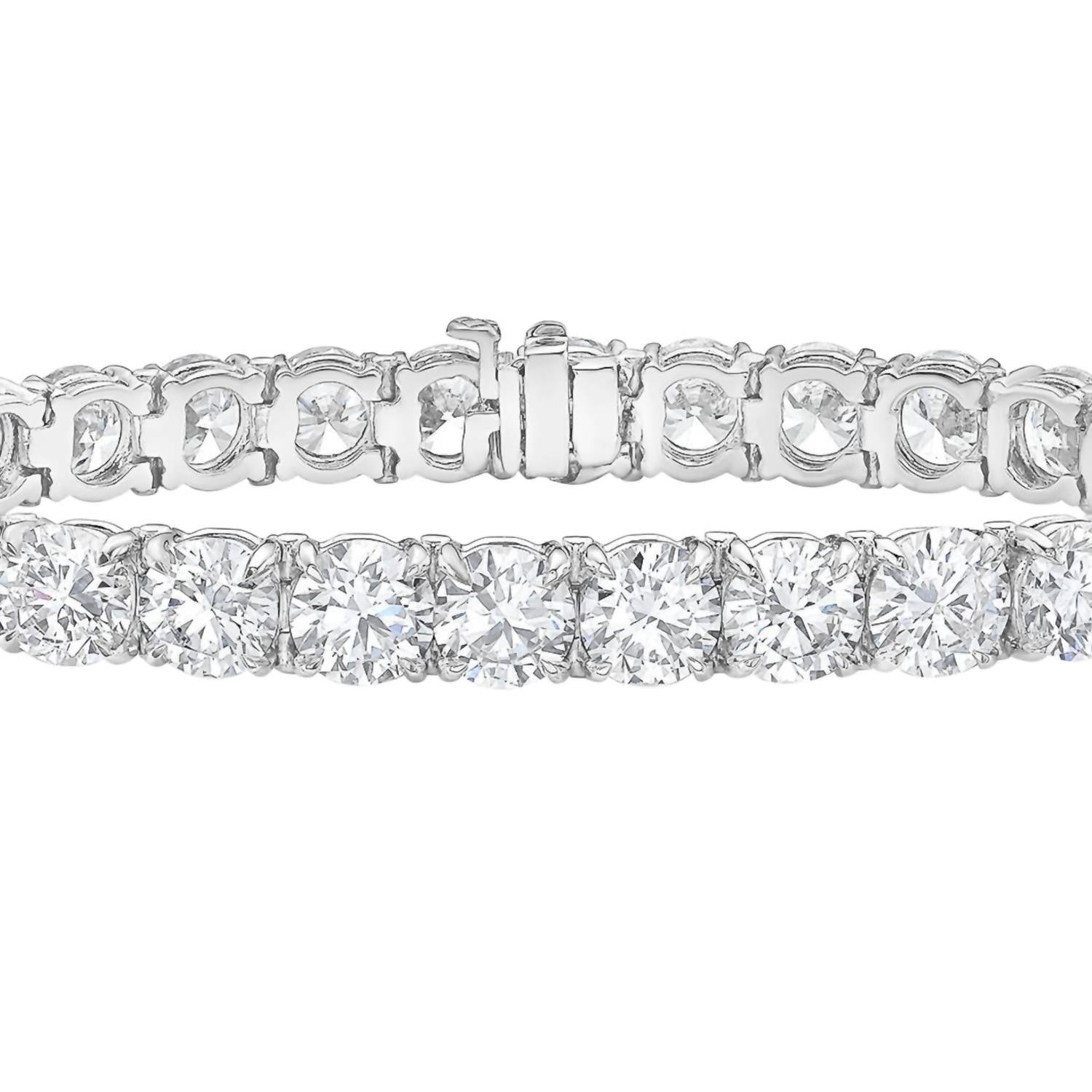 Diana M Jewels - Women's 7.50 Ct Lab Grown Diamond Tennis Bracelet - Elegant Plus