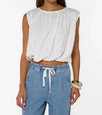Kld - Brittany Bubble Hem Top
