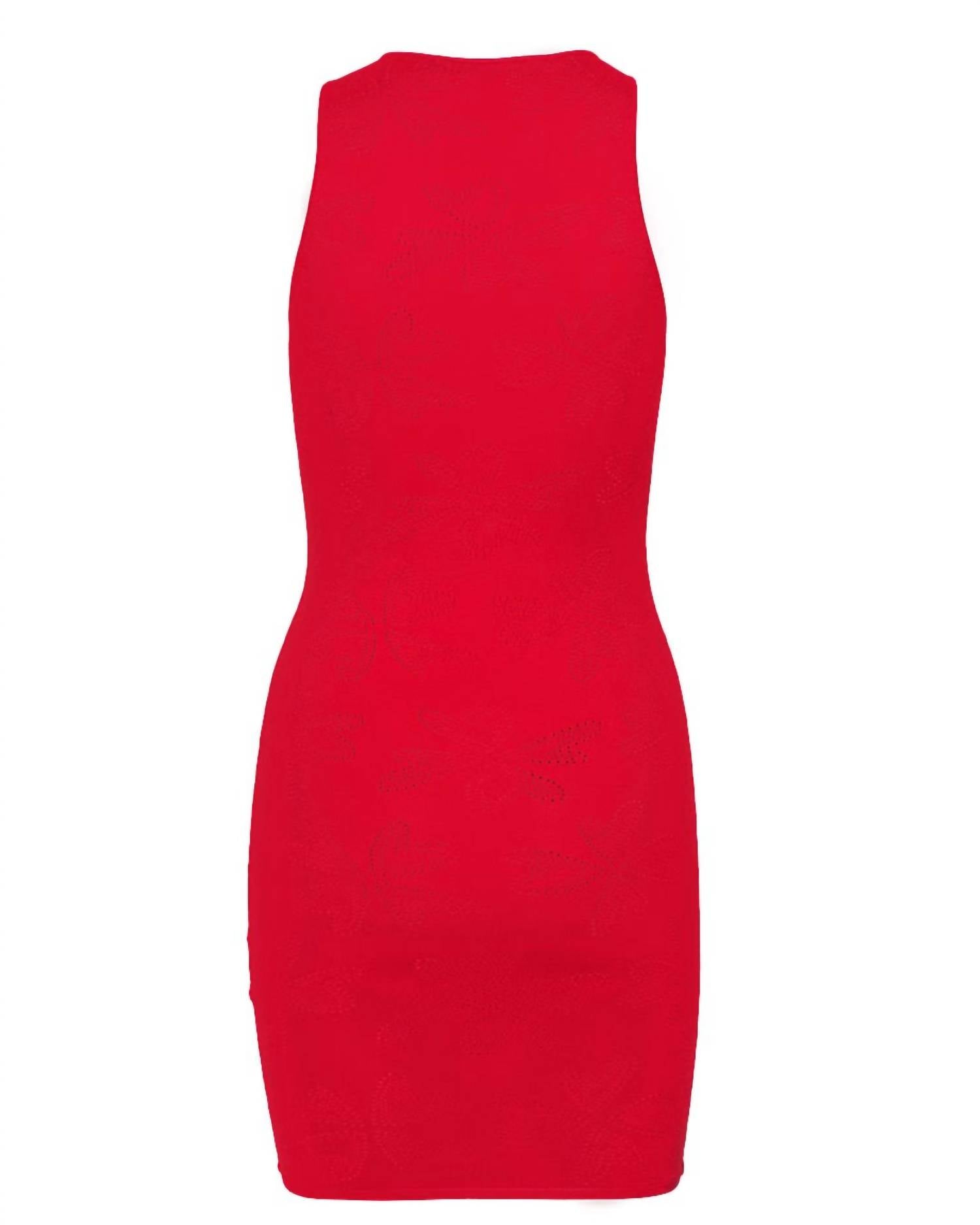 Rotate - Women's Pointelle Knit Tank Dress