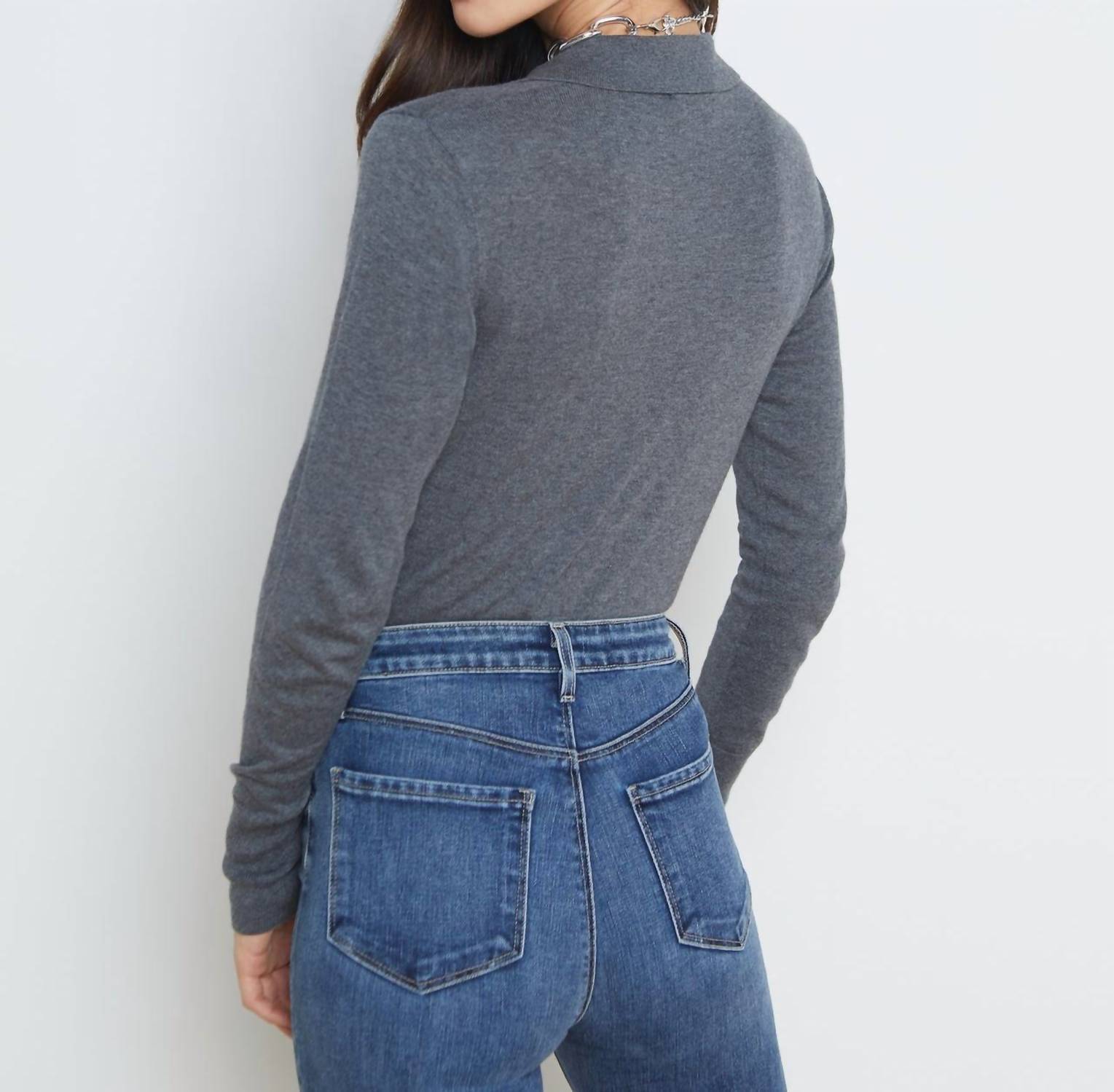 L'Agence - Sterling Collared Sweater