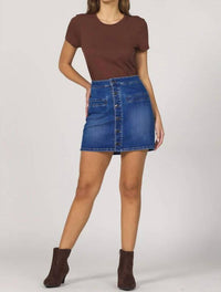 Dear John Denim - Quinn Clean Button Front Skirt