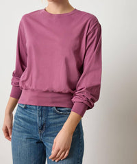 Lilla P - Ribbed Trim Easy Crew Shirt