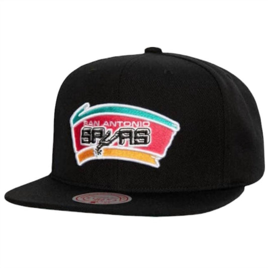 Mitchell & Ness - MEN'S NBA SAN ANTONIO SPURS TOP SPOT SNAPBACK HAT