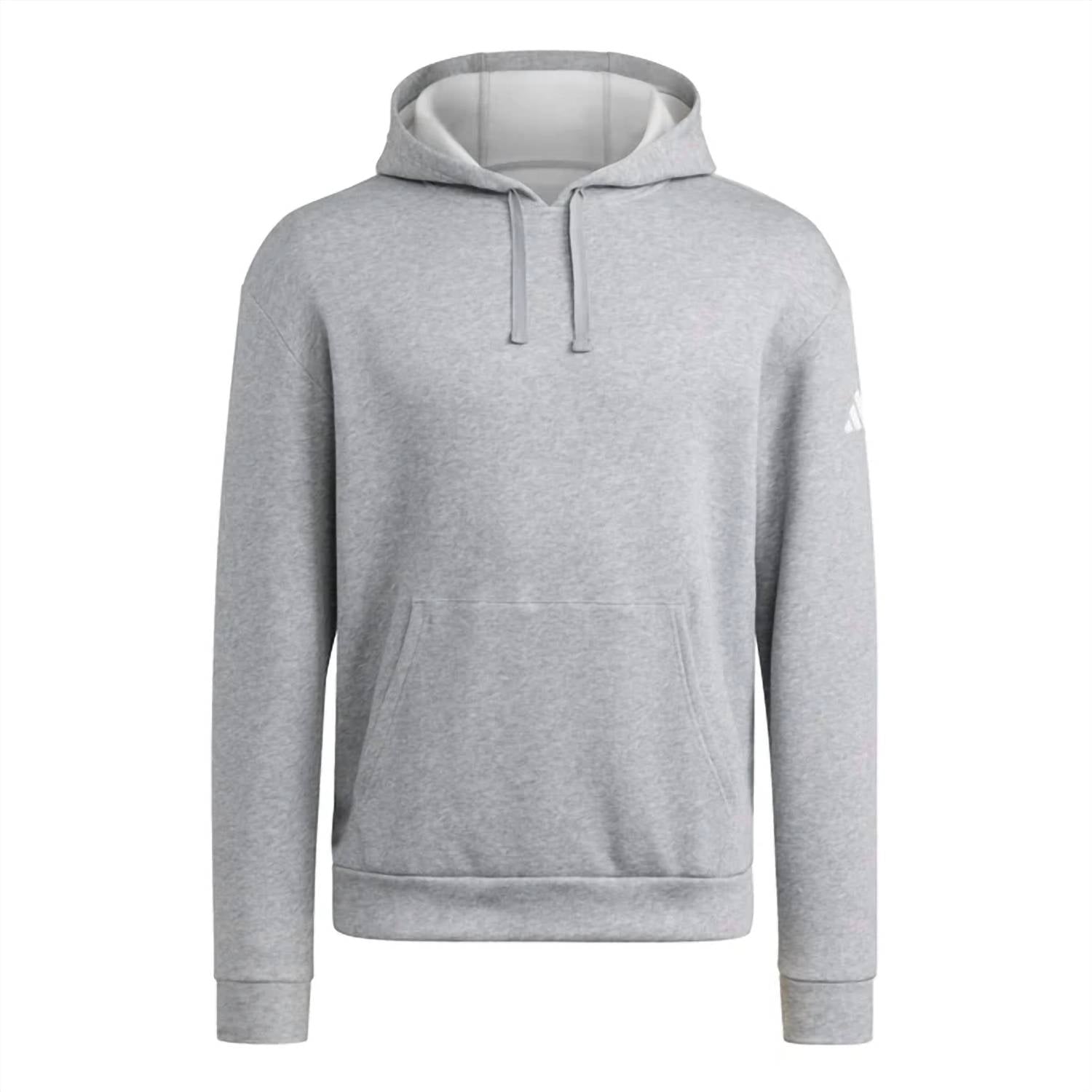 adidas Men's Fleece Pullover Hoodie in grey - men's shirt